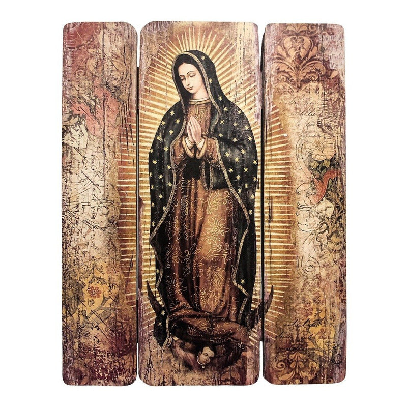 Cuadro Virgen Guadalupe Impresión Directa En Mdf 60x46cm