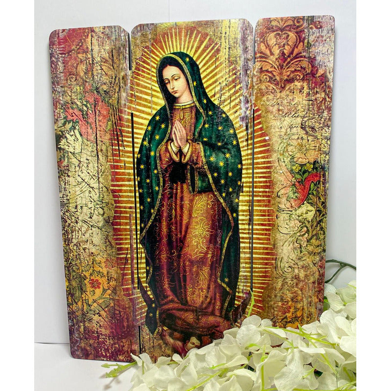 Cuadro Virgen Guadalupe Impresión Directa En Mdf 30x25cm