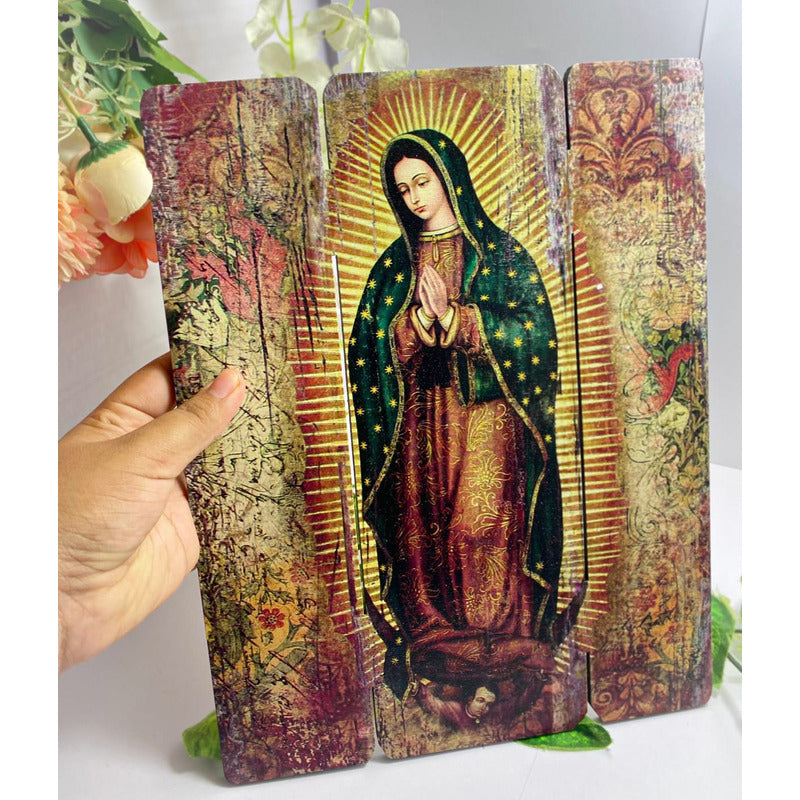 Cuadro Virgen Guadalupe Impresión Directa En Mdf 30x25cm