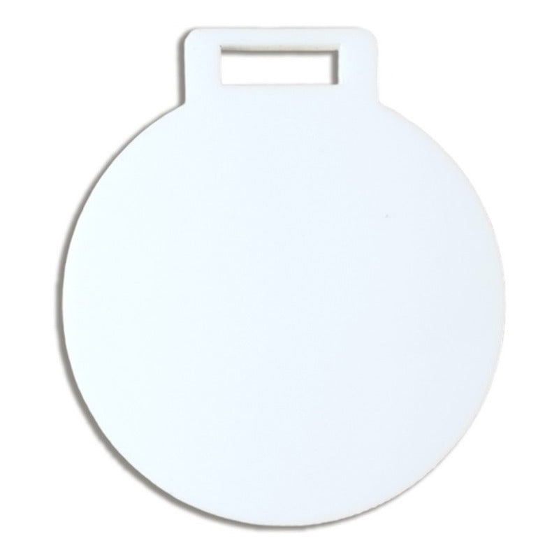 Medalla Acrílico Blanco 3mm 6cm Para Sublimar - Pack 50