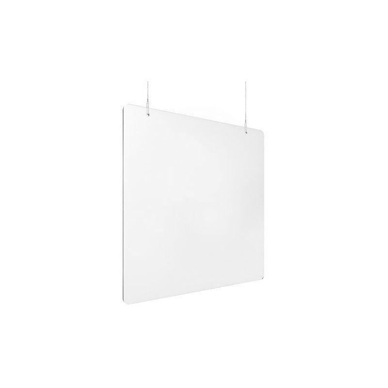 Mampara Colgante Anticontagios 60x60 Cm Grosor 3 Mm