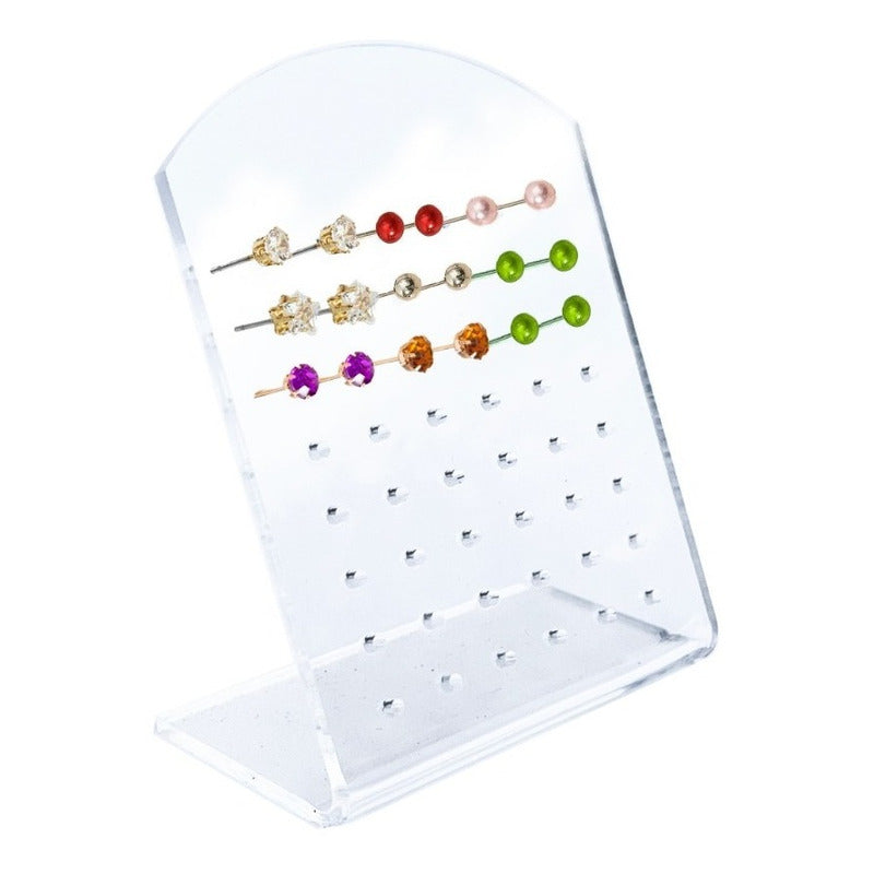 Exhibidor Organizador Acrílico De Aretes Joyería M01 Pack 5