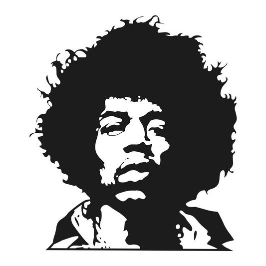 Cuadro Decorativo Rock Jimi Hendrix - Mdf 6mm