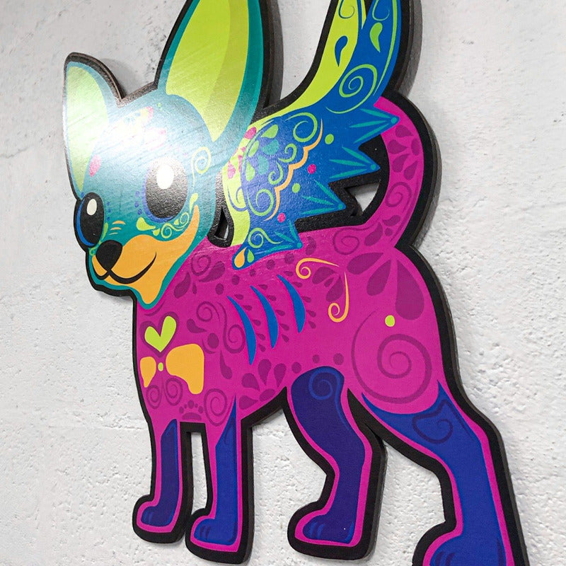 Cuadro Perro Alebrije Impresión Directa (madera Mdf, 6mm)