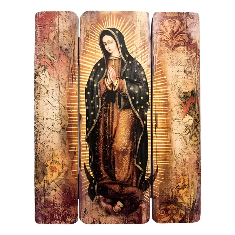 Cuadro Virgen Guadalupe Impresión Directa En Mdf 30x25cm