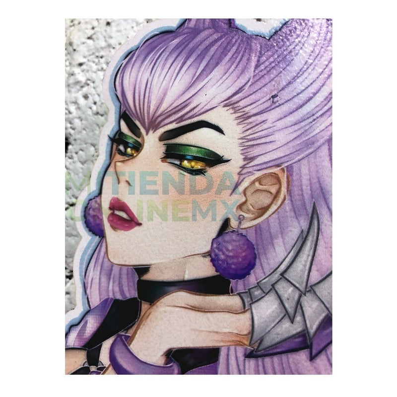 Cuadro Evelynn League Of Legends Anime Mdf 6 Mm - Mediano