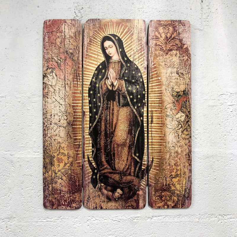 Cuadro Virgen Guadalupe Impresión Directa En Mdf 60x46cm