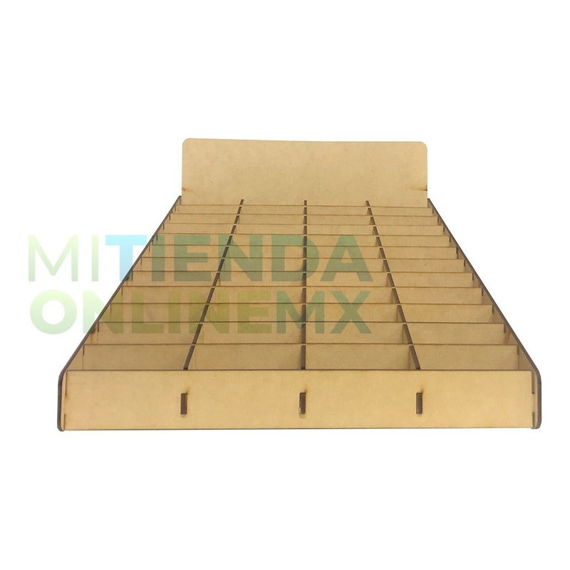 Caja Organizador Exhibidor Mdf Para 48 Cajetilla De Cigarro