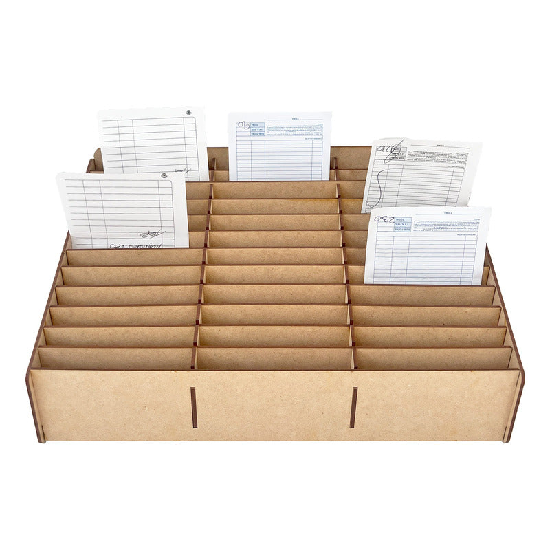 Caja Comandero Organizador Mdf Para 36 Comandas