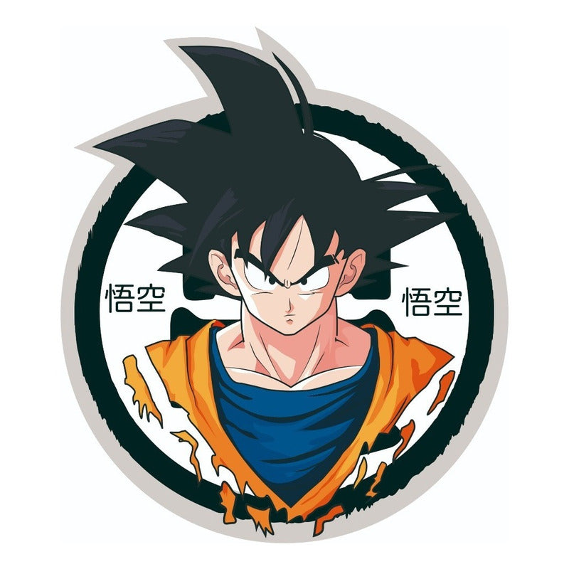 Cuadro Goku Kakaroto Dragon Ball Z Anime Mdf 6 Mm - Mediano