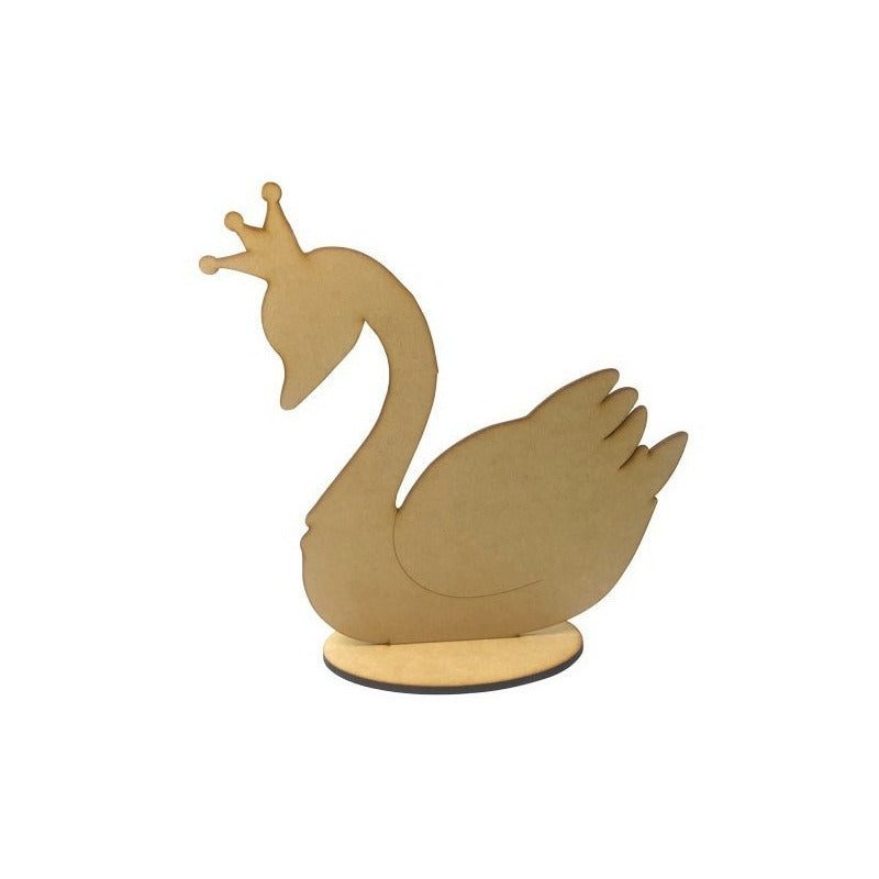 Cisne Centro De Mesa Para Xv´s Mdf Exhibidor - Pack 10