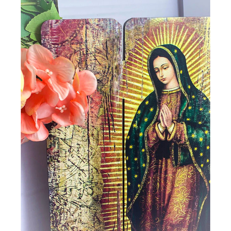 Cuadro Virgen Guadalupe Impresión Directa En Mdf 30x25cm