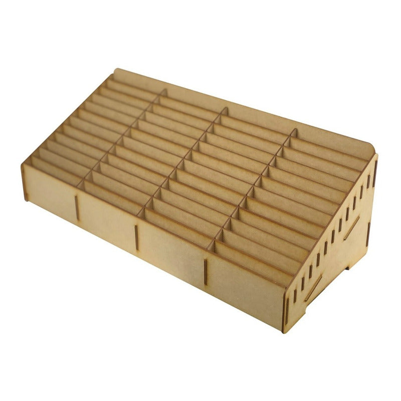 Caja Comandero Organizador Mdf Con 48 Espacios