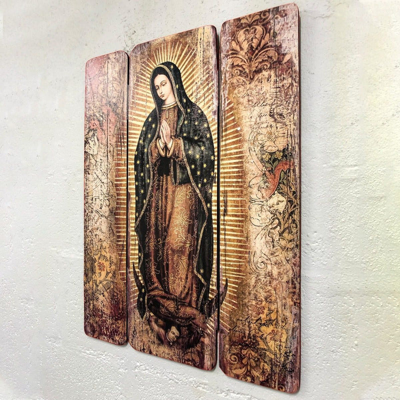 Cuadro Virgen Guadalupe Impresión Directa En Mdf 60x46cm