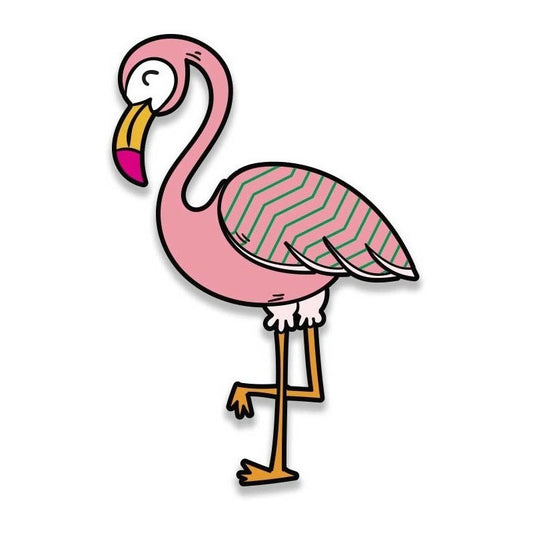 Cuadro Flamingo Pink Impresión Directa En Madera Mdf 6 Mm