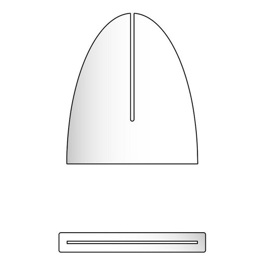 Repuesto Bases Mampara Escritorio Acrilico 4mm