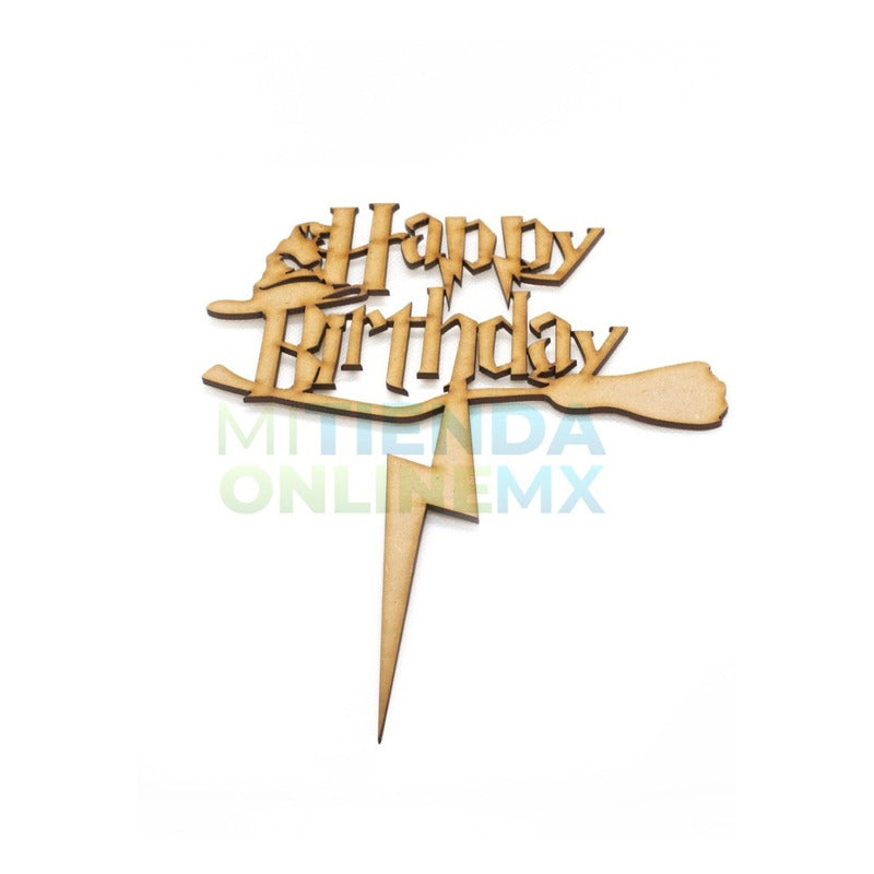 20 Letreros Cake Topper Variedad Fiesta - Personalizado