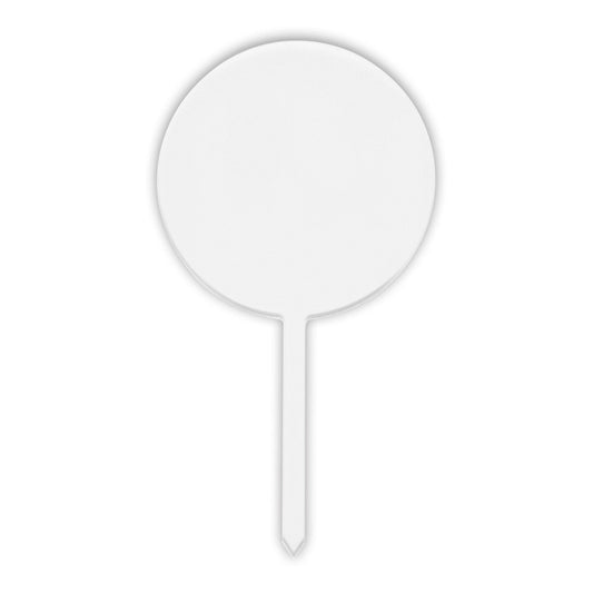 Cake Topper Circular Acrilico 3mm - 10 Pzs.