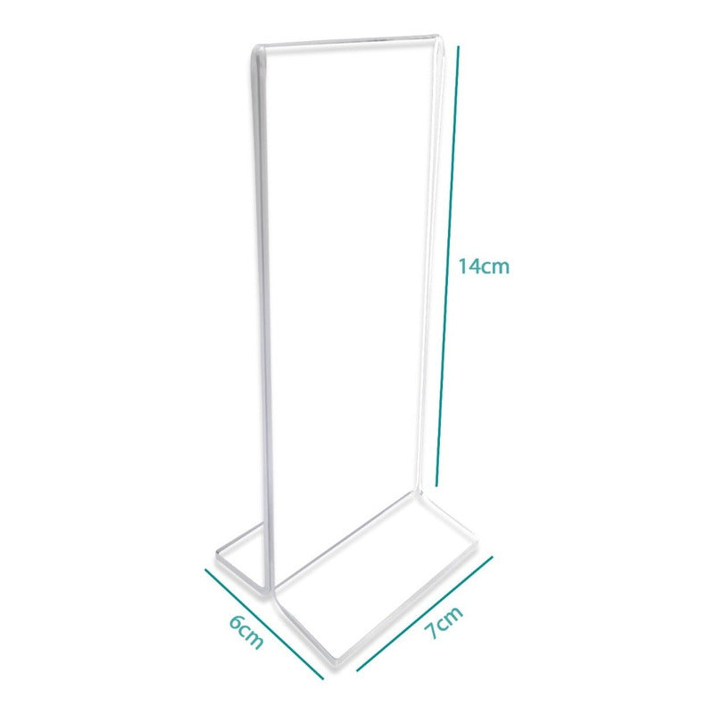 Porta Menu De Acrílico Doble Vista Restaurantes Pack 12 Ud.